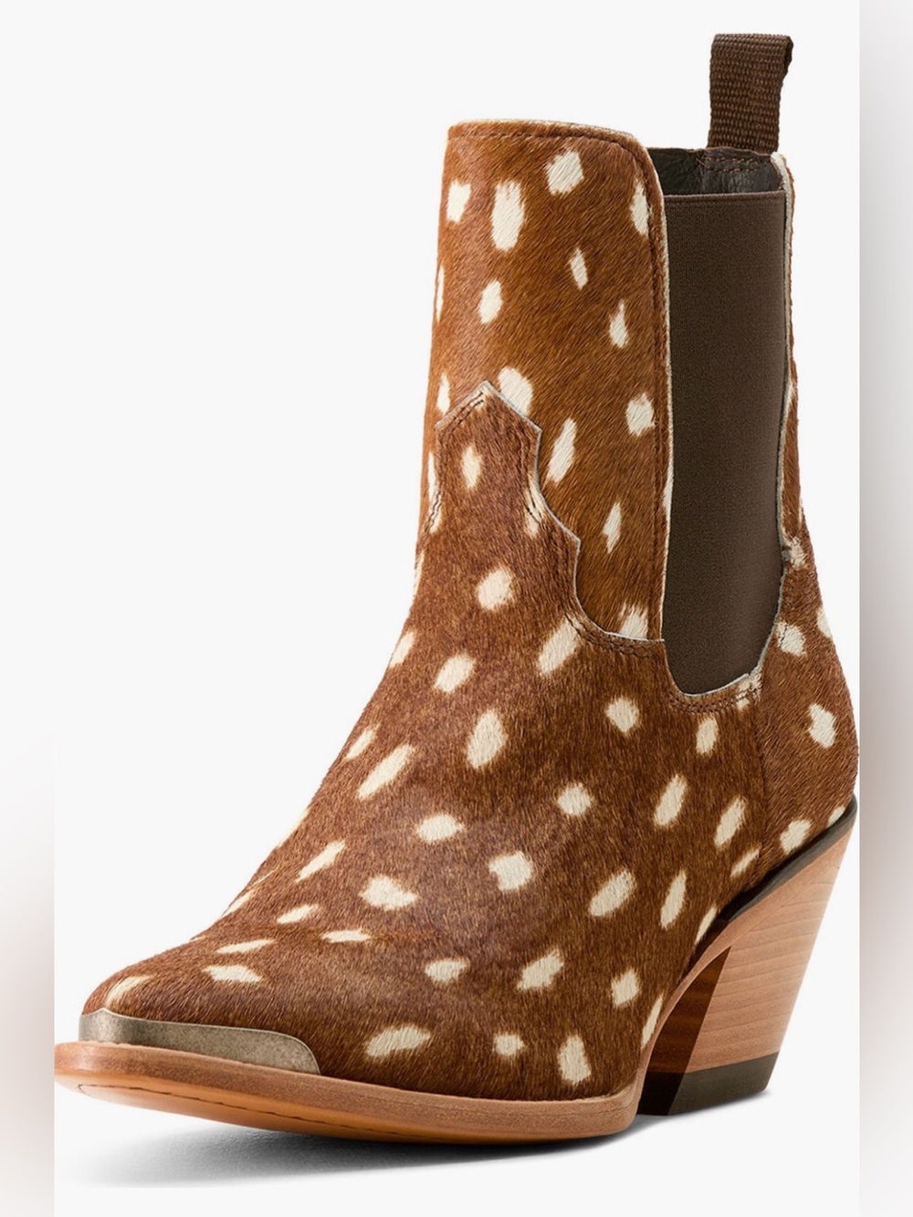 Ariat Shiloh Calf Hair Deer Print Western Boots – Women’s Size 7 – NWT - Picture 6 of 6